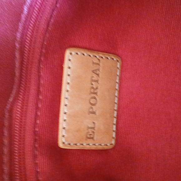 El Portal Leather Shoulder bag purse - Picture 11 of 13